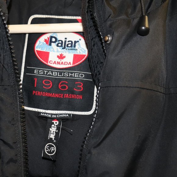 Pajar Black Down Feather Parka Winter Jacket - Picture 11 of 11